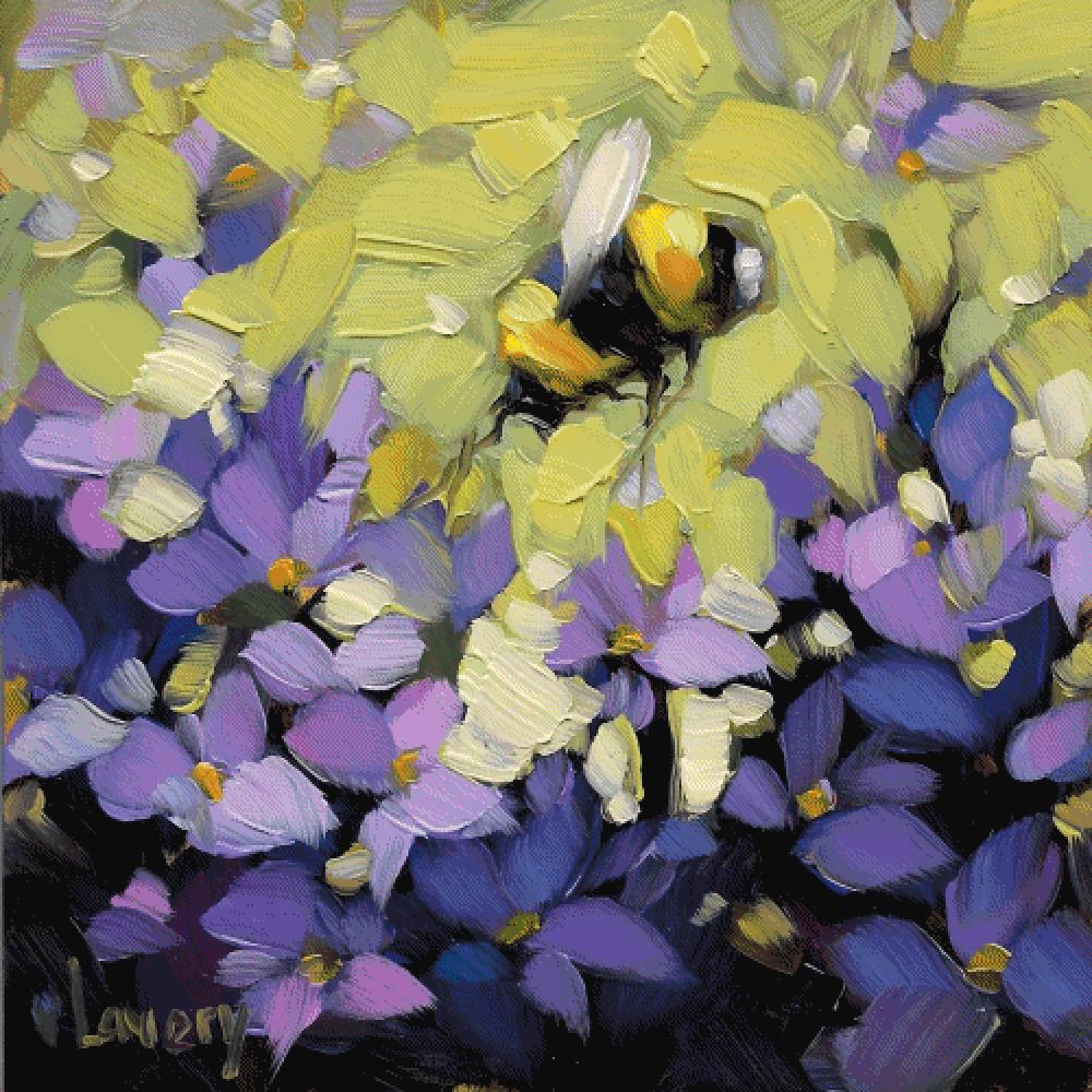 Bumble Bee and Lavender