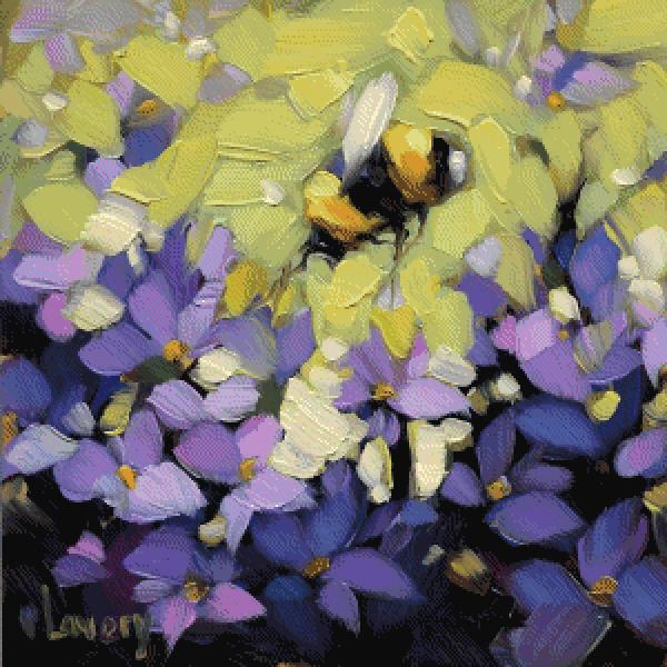 Bumble Bee and Lavender MINI