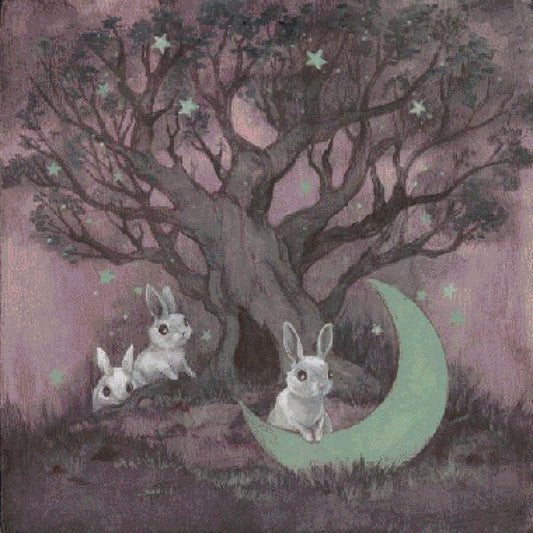 Lunar Bunnies Say Goodnight MINI