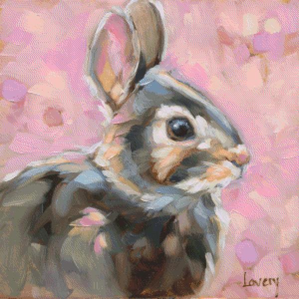 Pink Spring Bunny MINI