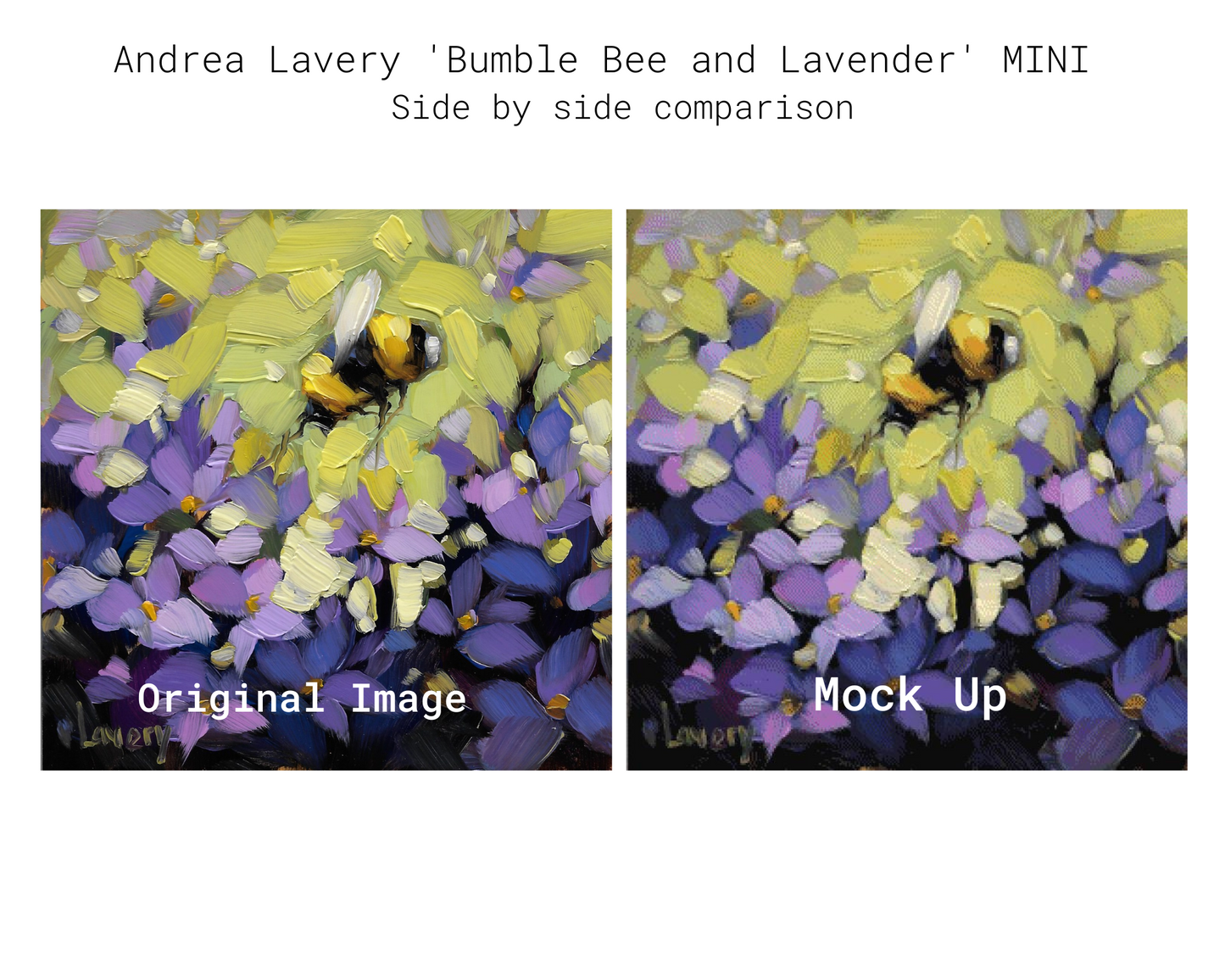 Bumble Bee and Lavender MINI