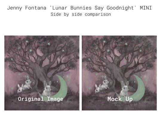 Lunar Bunnies Say Goodnight MINI