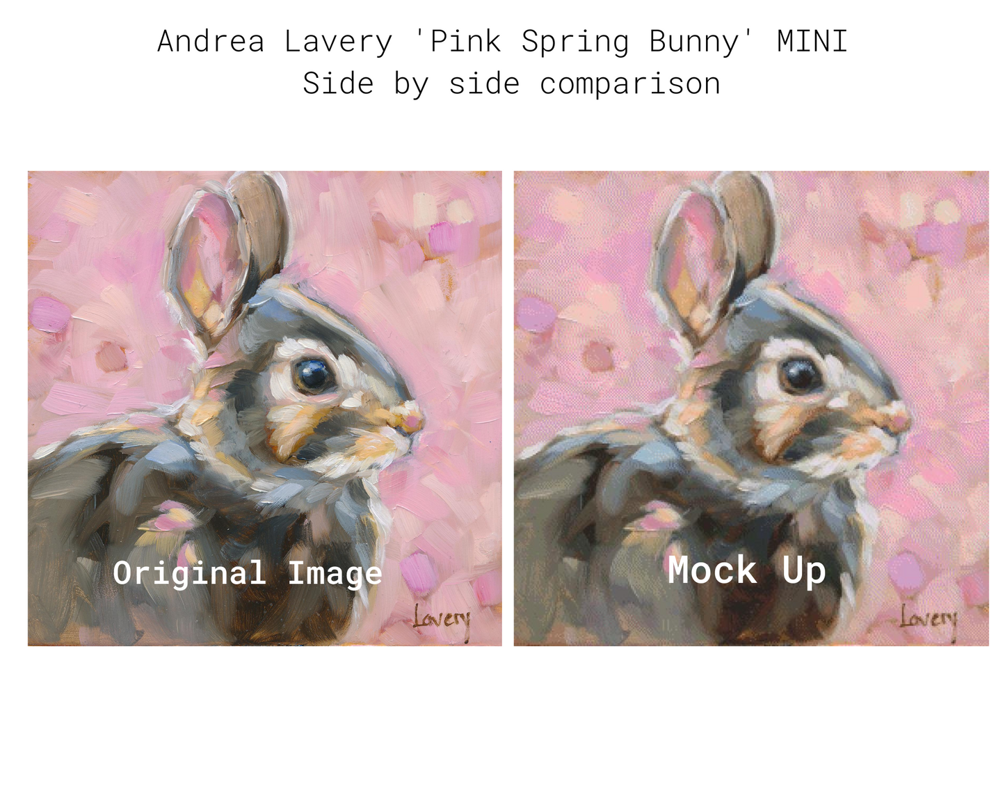 Pink Spring Bunny MINI